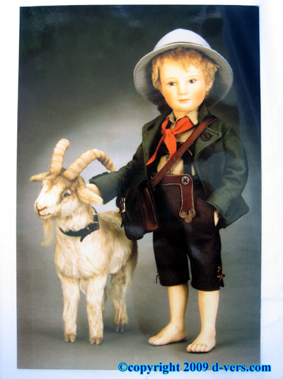 PETER THE GOATHERD 2 Dolls Set R. John Wright NIB PETER THE GOATHERD 2 Dolls Set R. John Wright NIB