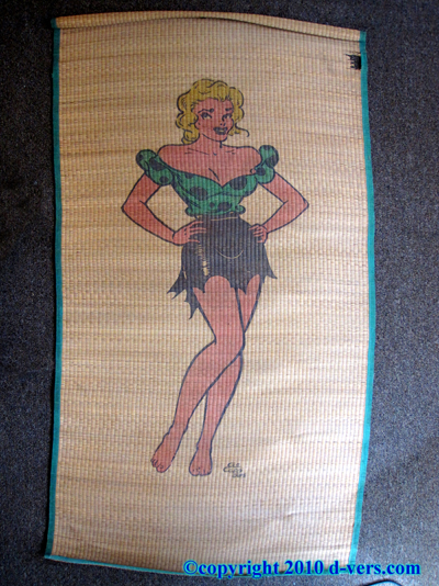 Li'l Abner Daisy Mae Cartoon Lithograph on Straw Poster Al Capp Li'l Abner Daisy Mae Cartoon Lithograph on Straw Poster Al Capp