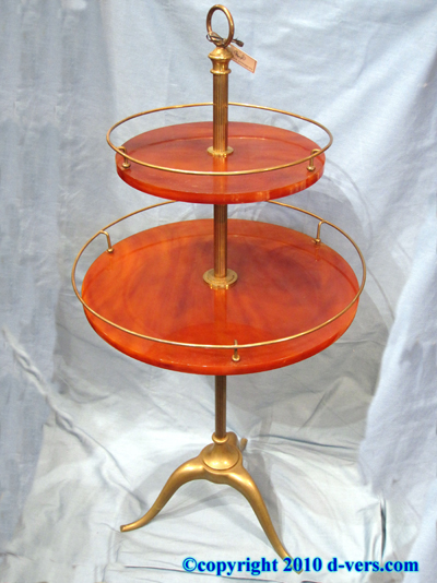Art Deco Two-Tiered Table English 20th Century Art Deco Two-Tiered Table English 20th Century
